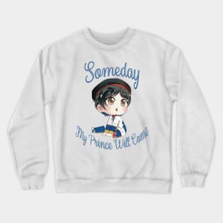 Neige LeBlanche “Someday My Prince Will Come” Chibi from Twisted Wonderland Crewneck Sweatshirt